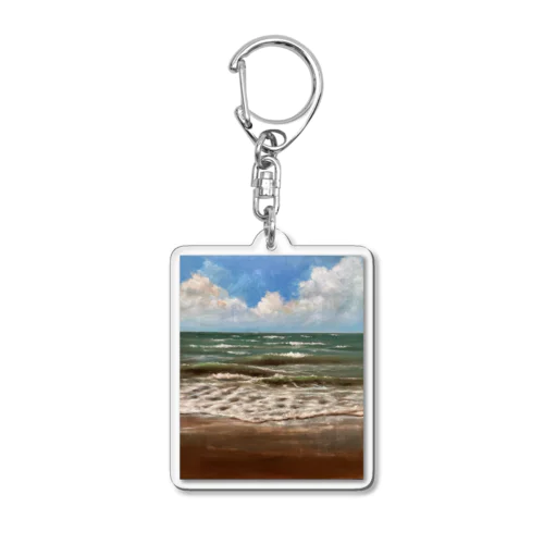 昼の海 Acrylic Key Chain