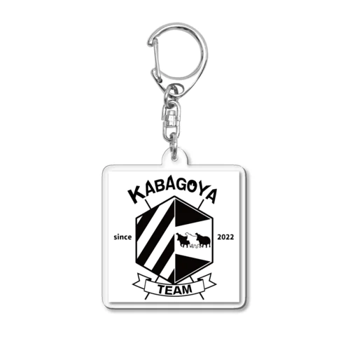 チームカバ小屋キーホルダー Acrylic Key Chain