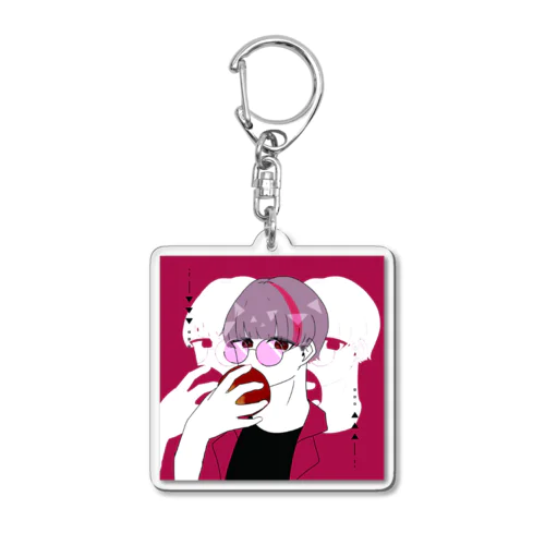 思考する誘惑 Acrylic Key Chain