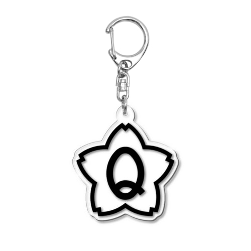 Japanese Girl's Special Dreaming Friends <需品器材・被服・燃料・糧食：黒> Acrylic Key Chain