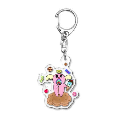 Sweets POP!みかえるchan Acrylic Key Chain