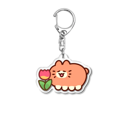 みかんねこ「いいにおい」 Acrylic Key Chain