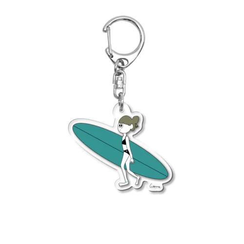 ma5me summermamekoアクリルキーホルダー Acrylic Key Chain