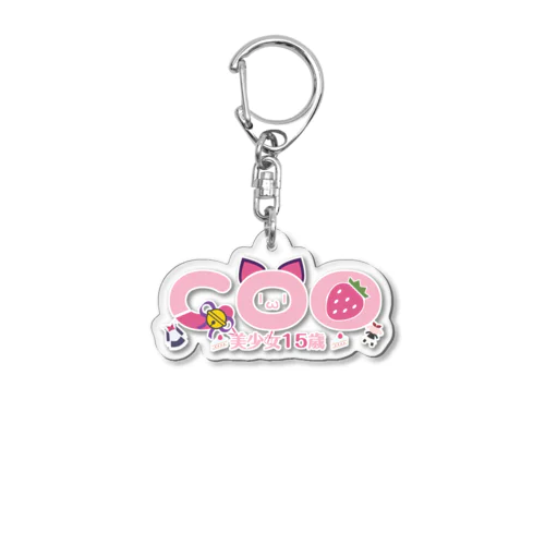 cooちゃん美少女15歳ロゴアクキー Acrylic Key Chain