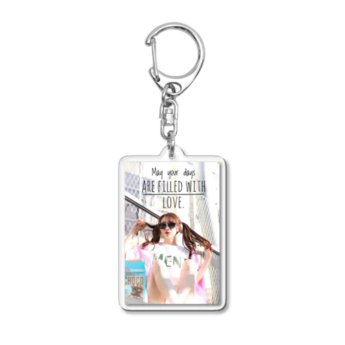 ツインテあいぴ Acrylic Key Chain