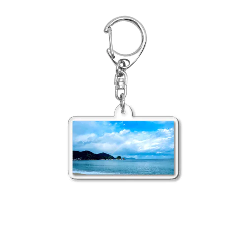 虹と海 Acrylic Key Chain