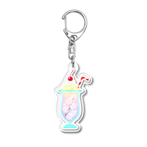 くりぃむそーだ　バニラアイス Acrylic Key Chain