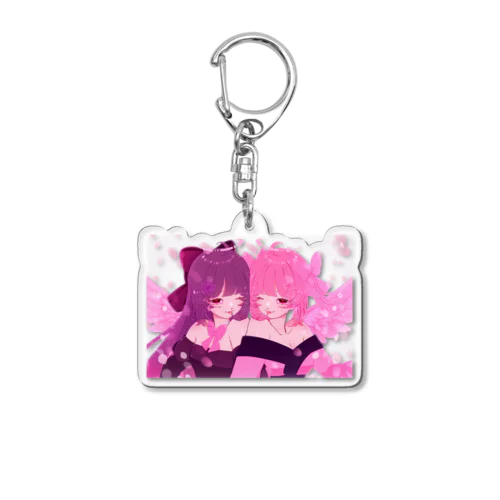 Phantom Sisters (Color&Spring) 誕生日イラストグッズ Acrylic Key Chain