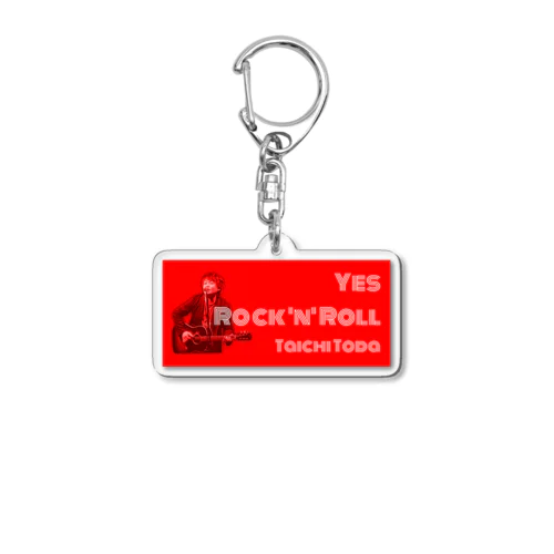 Yes rock 'n' roll Acrylic Key Chain