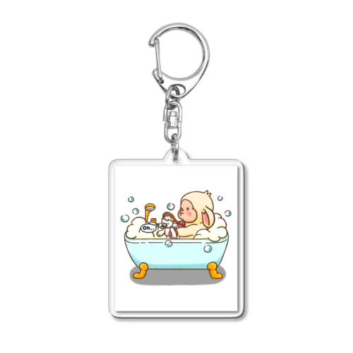 バスタイム　（カラー） Acrylic Key Chain