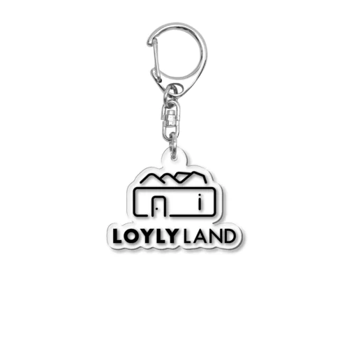 おしゃかわロゴマーク（BK) Acrylic Key Chain