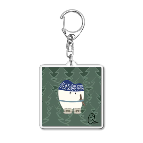 アイヌのカブせもの Acrylic Key Chain