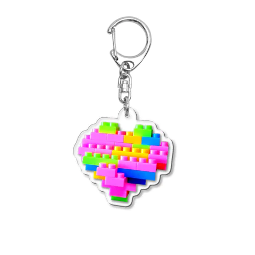 Block & Boy Acrylic Key Chain