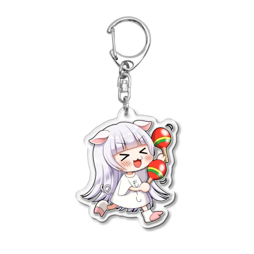 まらかす(50mmx50mm) Acrylic Key Chain