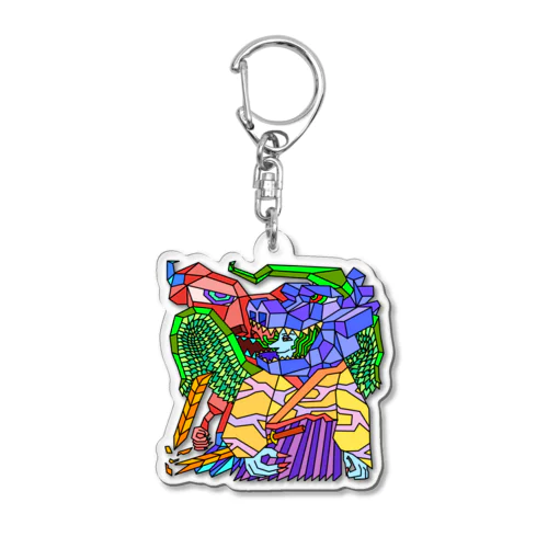 殿様ドラゴン Acrylic Key Chain