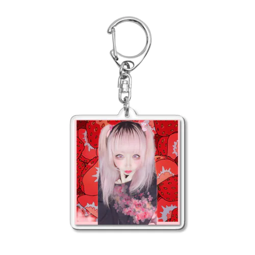 公式アイテムれれぱにゃ Acrylic Key Chain