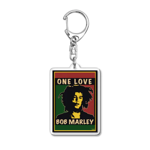 BOB MARLEY [ONE LOVE] アクリルキーホルダー