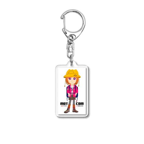 「山ガール」Mountaingirls Acrylic Key Chain