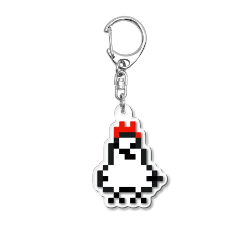 ドットあんかけにわとりアクリルキーホルダー Acrylic Key Chain