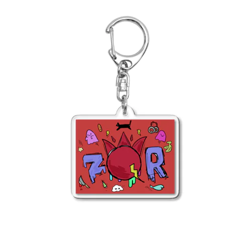 ZQR Acrylic Key Chain