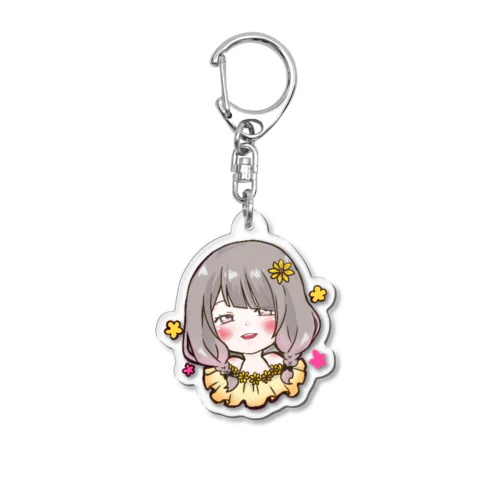 フラワーガール Acrylic Key Chain