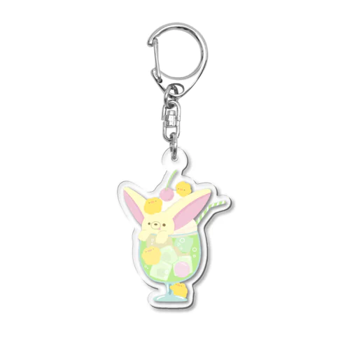 フェネックメロンソーダ🍈 Acrylic Key Chain