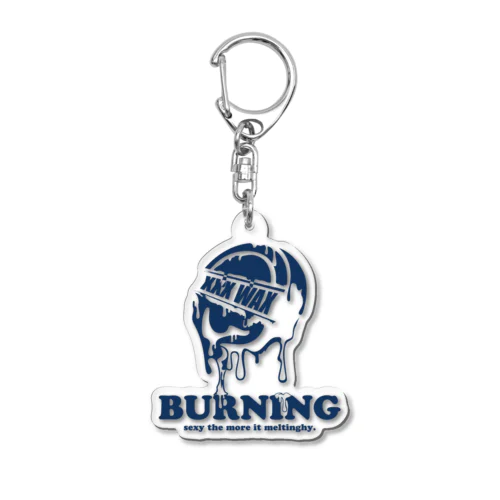 heat of beach Acrylic Key Chain