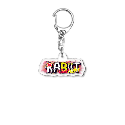 登録者200人記念！rabiitロゴ Acrylic Key Chain