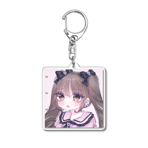 地雷ちゃん Acrylic Key Chain