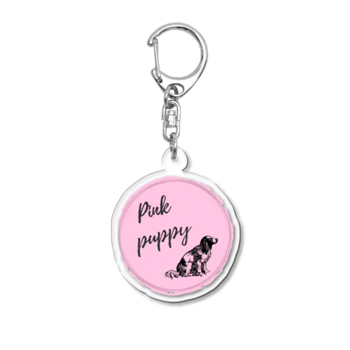 Pink puppy シリーズ アクリルキーホルダー