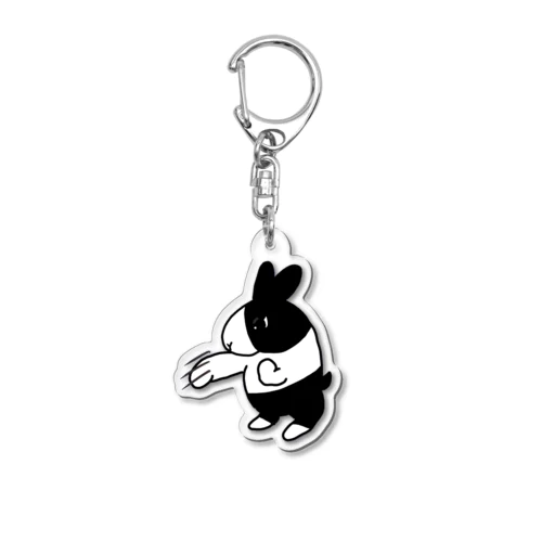 ボクサーうさぎ Acrylic Key Chain