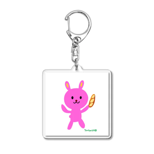 自由なウサギ Acrylic Key Chain