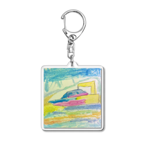 夢のボート Acrylic Key Chain