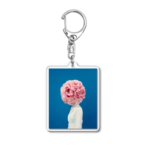 芍薬 Acrylic Key Chain