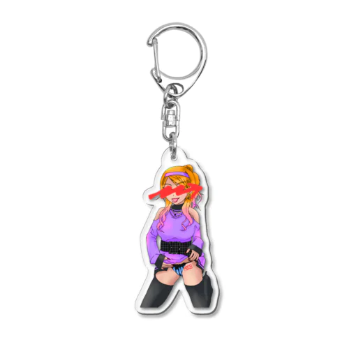 FS108 黒ギャル Acrylic Key Chain