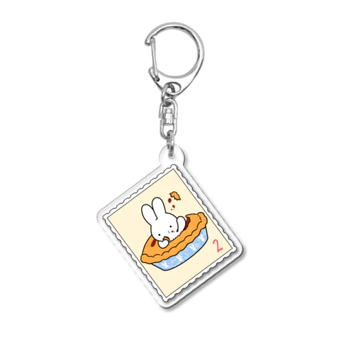 うさぎのパイになるもんか！ Acrylic Key Chain