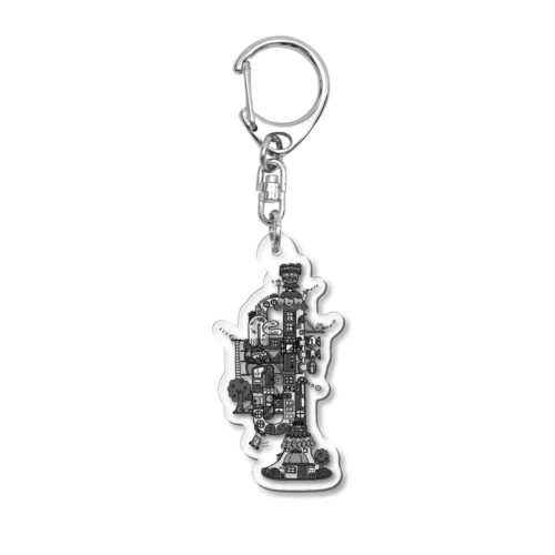 トランペットのお家 Acrylic Key Chain