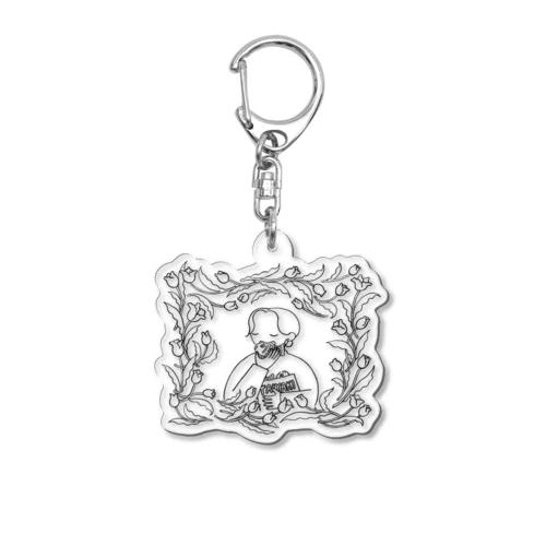 はなより Acrylic Key Chain