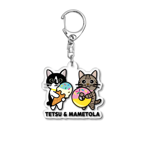 TETSU&MAMETOLA Acrylic Key Chain