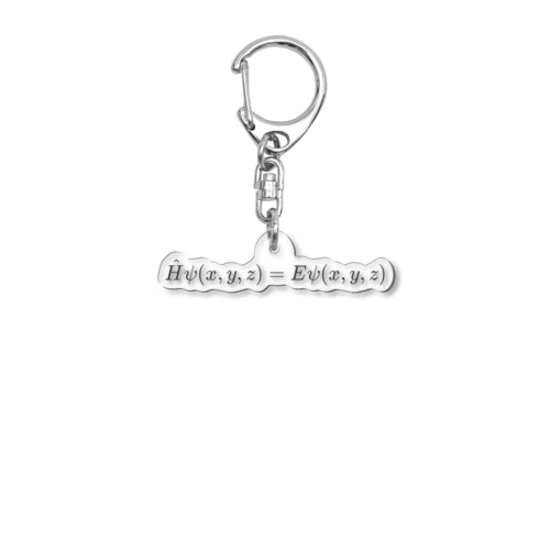 シュレディンガー方程式 Acrylic Key Chain