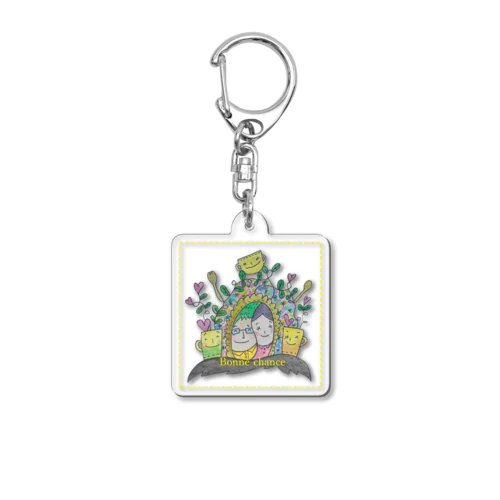  Bonne chance  Acrylic Key Chain