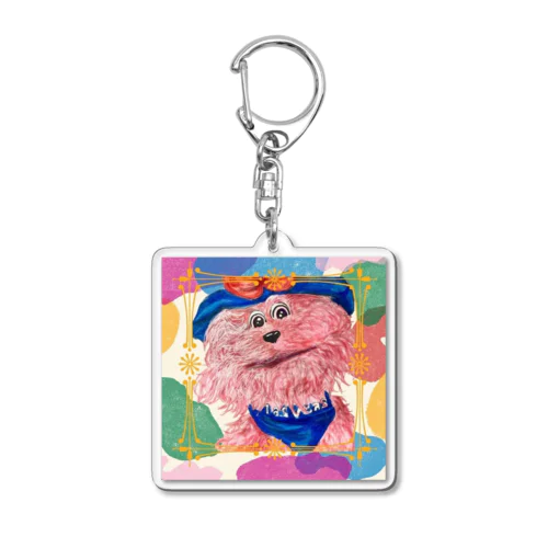 モケモケケム子 Acrylic Key Chain