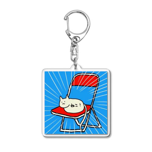 ねこ Acrylic Key Chain