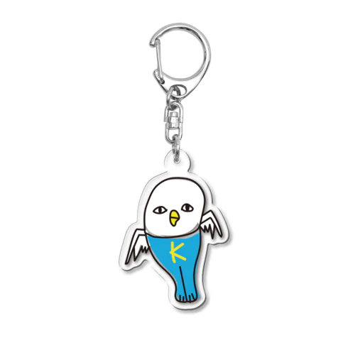 飛ぶふぁくトリ Acrylic Key Chain