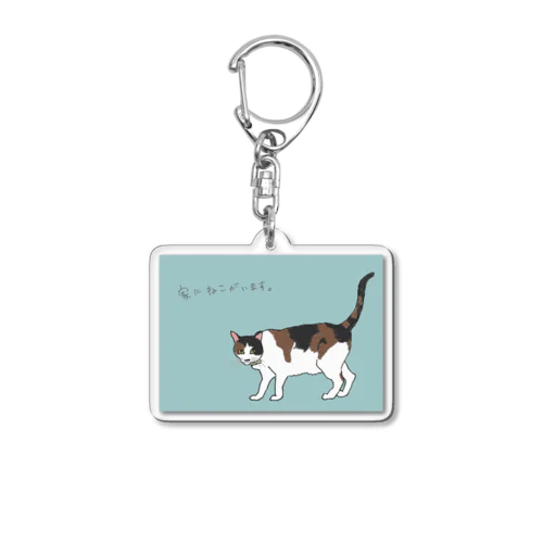 家にねこがいます。 Acrylic Key Chain