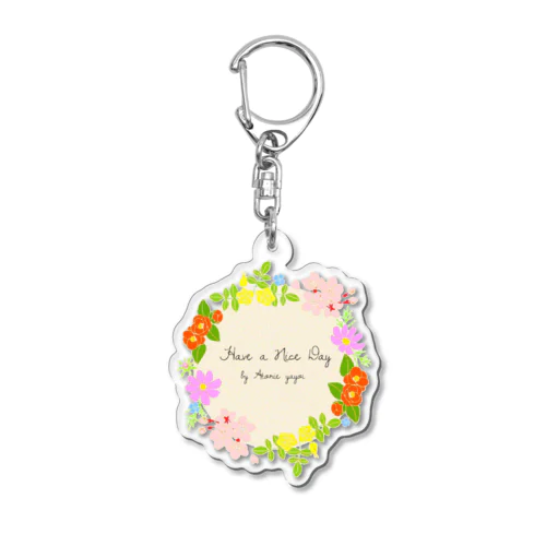 良い1日を Acrylic Key Chain