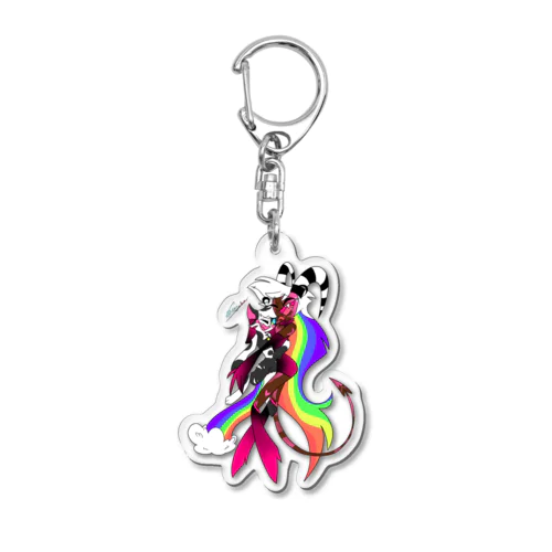 PRIDE DEMON　and　PRIDE CAT アクリルキーホルダー