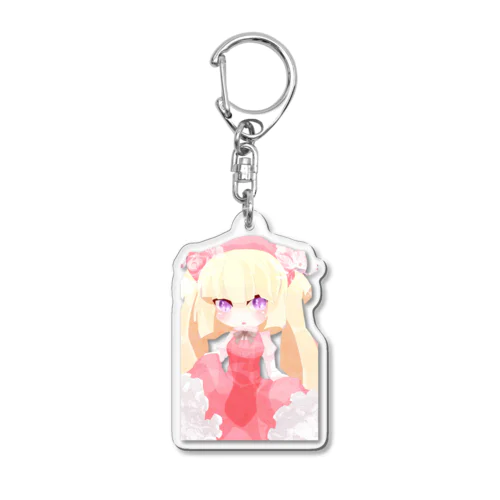 金髪の女の子 Acrylic Key Chain