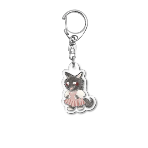 オオカミのウルフル Acrylic Key Chain