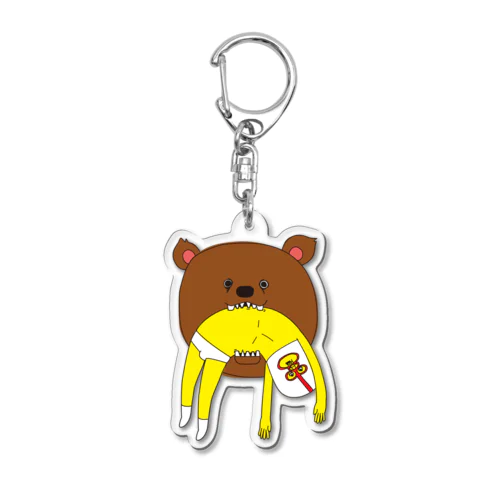 クマさん Acrylic Key Chain